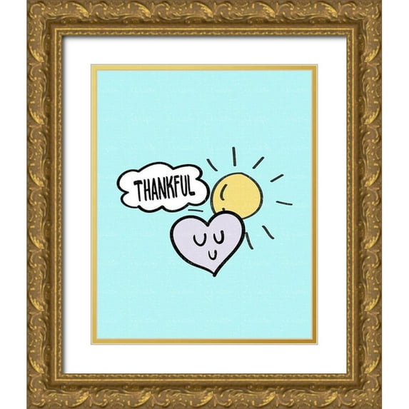 Allen, Kimberly 20x24 Gold Ornate Wood Framed with Double Matting Museum Art Print Titled - Mindfulness 3
