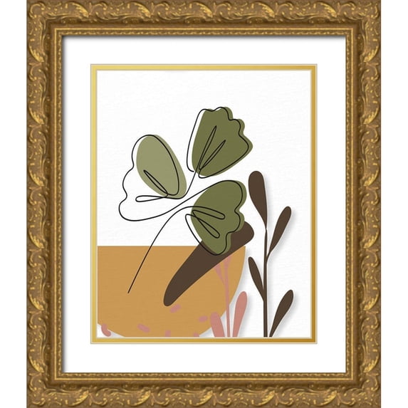 Allen, Kimberly 20x24 Gold Ornate Wood Framed with Double Matting Museum Art Print Titled - Natural Space 2