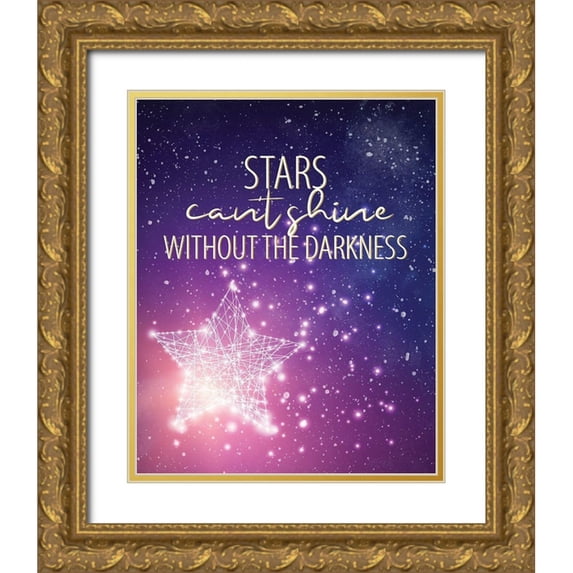 Allen, Kimberly 20x24 Gold Ornate Wood Framed with Double Matting Museum Art Print Titled - Stars