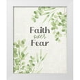 thumbnail image 1 of Allen, Kimberly 20x24 White Modern Wood Framed Museum Art Print Titled - Faith over Fear, 1 of 4