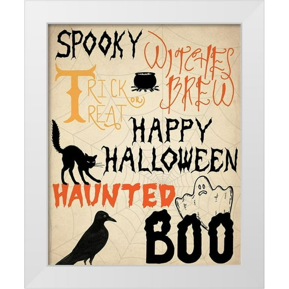 Allen, Kimberly 20x24 White Modern Wood Framed Museum Art Print Titled - Spooky
