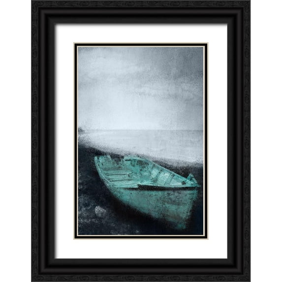 Allen, Kimberly 23x32 Black Ornate Wood Framed with Double Matting Museum Art Print Titled - A Day Gone