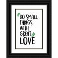 thumbnail image 1 of Allen, Kimberly 23x32 Black Ornate Wood Framed with Double Matting Museum Art Print Titled - Do Small Things, 1 of 4