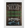 thumbnail image 1 of Allen, Kimberly 23x32 White Modern Wood Framed Museum Art Print Titled - Fishing Rules, 1 of 4