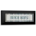 thumbnail image 1 of Allen, Kimberly 24x11 Black Modern Framed Museum Art Print Titled - Beach House, 1 of 5