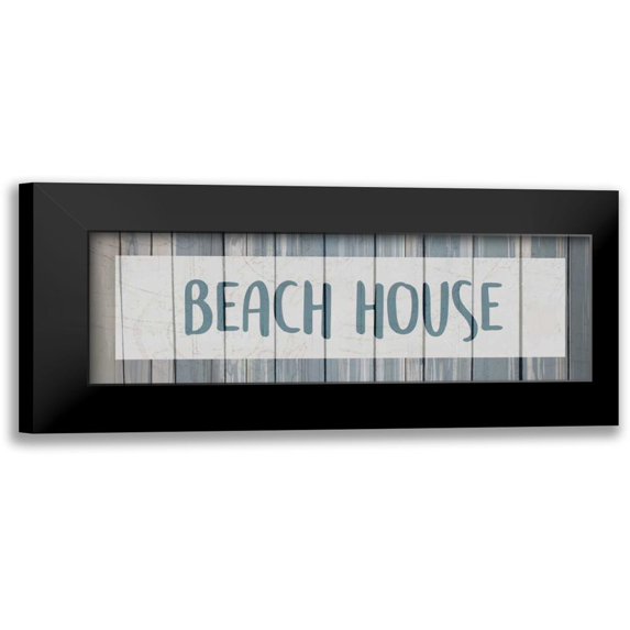 Allen, Kimberly 24x11 Black Modern Framed Museum Art Print Titled - Beach House