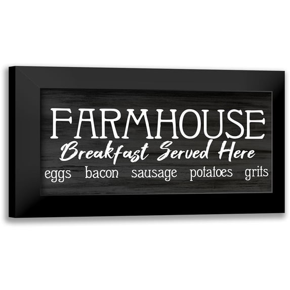 Allen, Kimberly 24x14 Black Modern Framed Museum Art Print Titled - Farmhouse