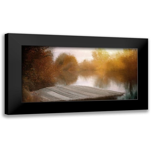 Allen, Kimberly 24x14 Black Modern Framed Museum Art Print Titled - Lake View