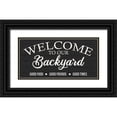 thumbnail image 1 of Allen, Kimberly 24x14 Black Ornate Wood Framed with Double Matting Museum Art Print Titled - Welcome Backyard, 1 of 4