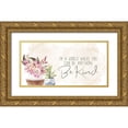 thumbnail image 1 of Allen, Kimberly 24x14 Gold Ornate Wood Framed with Double Matting Museum Art Print Titled - Be Kind, 1 of 4