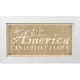 thumbnail image 1 of Allen, Kimberly 24x14 White Modern Wood Framed Museum Art Print Titled - Americana 5, 1 of 4