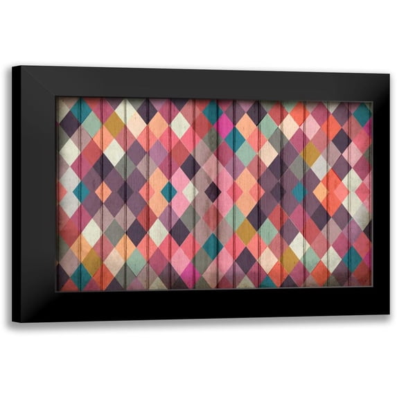 Allen, Kimberly 24x17 Black Modern Framed Museum Art Print Titled - Color Happy
