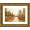 thumbnail image 1 of Allen, Kimberly 24x17 Gold Ornate Wood Framed with Double Matting Museum Art Print Titled - Autumn In The City, 1 of 4