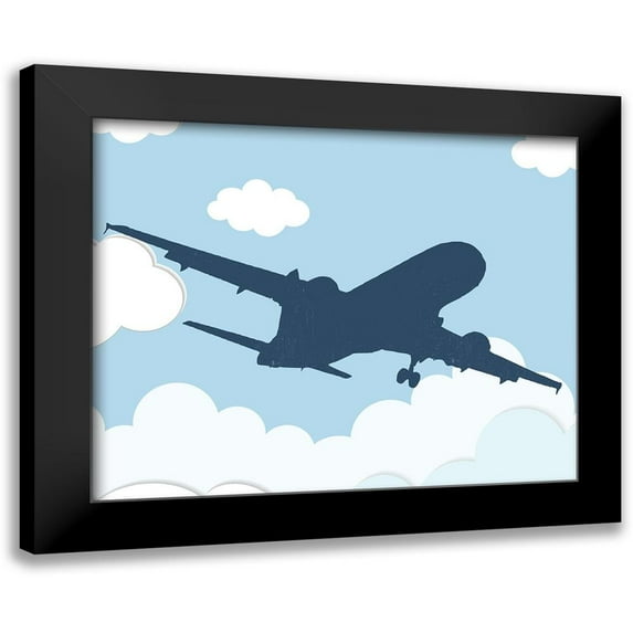 Allen, Kimberly 24x20 Black Modern Framed Museum Art Print Titled - Jet 1