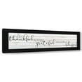 thumbnail image 1 of Allen Kimberly 24x9 Black Modern Wood Framed Wall Art Titled - So Very Thankful, 1 of 6