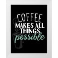 thumbnail image 1 of Allen, Kimberly 25x32 White Modern Wood Framed Museum Art Print Titled - Coffee Makes All, 1 of 4