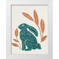 thumbnail image 1 of Allen, Kimberly 25x32 White Modern Wood Framed Museum Art Print Titled - Summer Hare 2, 1 of 4