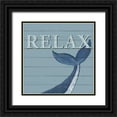 thumbnail image 1 of Allen, Kimberly 26x26 Black Ornate Wood Framed with Double Matting Museum Art Print Titled - Coastal Relaxation, 1 of 4