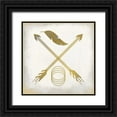 thumbnail image 1 of Allen, Kimberly 26x26 Black Ornate Wood Framed with Double Matting Museum Art Print Titled - Elements 1, 1 of 4