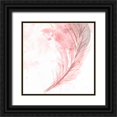 thumbnail image 1 of Allen, Kimberly 26x26 Black Ornate Wood Framed with Double Matting Museum Art Print Titled - Feathered White 1, 1 of 4