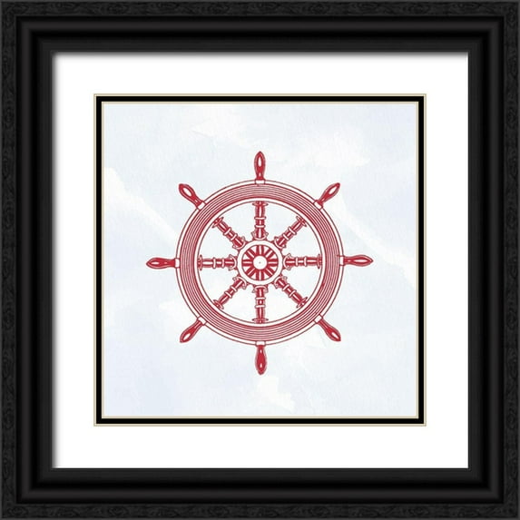 Allen, Kimberly 26x26 Black Ornate Wood Framed with Double Matting Museum Art Print Titled - My Anchor 3