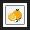 thumbnail image 1 of Allen, Kimberly 26x26 Black Ornate Wood Framed with Double Matting Museum Art Print Titled - Orange Slice 4, 1 of 4
