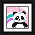 thumbnail image 1 of Allen, Kimberly 26x26 Black Ornate Wood Framed with Double Matting Museum Art Print Titled - Pandacorn 3, 1 of 4