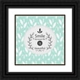 thumbnail image 1 of Allen, Kimberly 26x26 Black Ornate Wood Framed with Double Matting Museum Art Print Titled - Smile Because, 1 of 4