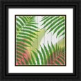 thumbnail image 1 of Allen, Kimberly 26x26 Black Ornate Wood Framed with Double Matting Museum Art Print Titled - Tropical  Leaves 2, 1 of 4