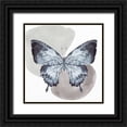 thumbnail image 1 of Allen, Kimberly 26x26 Black Ornate Wood Framed with Double Matting Museum Art Print Titled - Watercolor Butterfly 1, 1 of 4