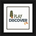 thumbnail image 1 of Allen, Kimberly 26x26 Black Ornate Wood Framed with Double Matting Museum Art Print Titled - Woodland Explore 2, 1 of 4