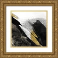 thumbnail image 1 of Allen, Kimberly 26x26 Gold Ornate Wood Framed with Double Matting Museum Art Print Titled - Black Strokes, 1 of 4