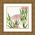 thumbnail image 1 of Allen, Kimberly 26x26 Gold Ornate Wood Framed with Double Matting Museum Art Print Titled - Daisies 2, 1 of 4
