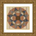 thumbnail image 1 of Allen, Kimberly 26x26 Gold Ornate Wood Framed with Double Matting Museum Art Print Titled - Global Star 1, 1 of 4