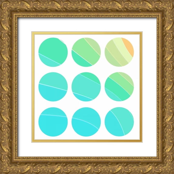 Allen, Kimberly 26x26 Gold Ornate Wood Framed with Double Matting Museum Art Print Titled - In Color 1
