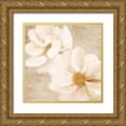 thumbnail image 1 of Allen, Kimberly 26x26 Gold Ornate Wood Framed with Double Matting Museum Art Print Titled - Warm Floral 1, 1 of 4