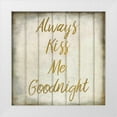 thumbnail image 1 of Allen, Kimberly 26x26 White Modern Wood Framed Museum Art Print Titled - Always Kiss Me, 1 of 4