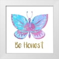 thumbnail image 1 of Allen, Kimberly 26x26 White Modern Wood Framed Museum Art Print Titled - Be Happy Butterfly 3, 1 of 4