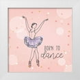 thumbnail image 1 of Allen, Kimberly 26x26 White Modern Wood Framed Museum Art Print Titled - Born to Dance 1, 1 of 4