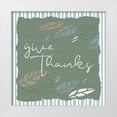 thumbnail image 1 of Allen, Kimberly 26x26 White Modern Wood Framed Museum Art Print Titled - Give Thanks Stripes Square, 1 of 4