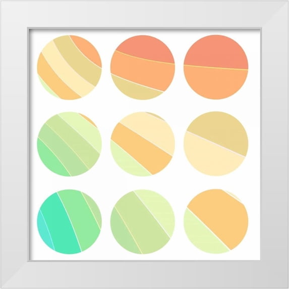 Allen, Kimberly 26x26 White Modern Wood Framed Museum Art Print Titled - In Color 2