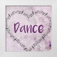 thumbnail image 1 of Allen, Kimberly 26x26 White Modern Wood Framed Museum Art Print Titled - Music Dance, 1 of 4
