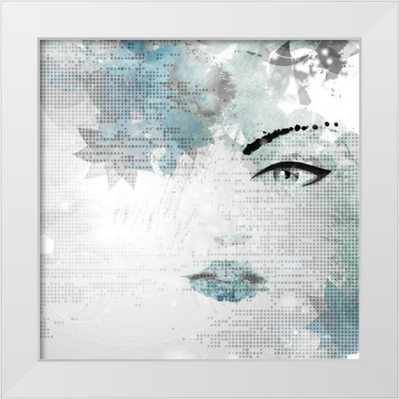 Allen, Kimberly 26x26 White Modern Wood Framed Museum Art Print Titled - My Love
