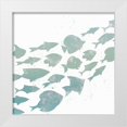thumbnail image 1 of Allen, Kimberly 26x26 White Modern Wood Framed Museum Art Print Titled - Swimming 1, 1 of 4