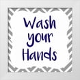 thumbnail image 1 of Allen, Kimberly 26x26 White Modern Wood Framed Museum Art Print Titled - Wash Your Hands, 1 of 4