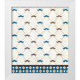 thumbnail image 1 of Allen, Kimberly 26x30 White Modern Wood Framed Museum Art Print Titled - Mustache Blue, 1 of 4