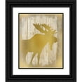 thumbnail image 1 of Allen, Kimberly 26x32 Black Ornate Wood Framed with Double Matting Museum Art Print Titled - Golden Wildlife 2, 1 of 4