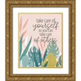 thumbnail image 1 of Allen, Kimberly 26x32 Gold Ornate Wood Framed with Double Matting Museum Art Print Titled - Take Care of Yourself, 1 of 4