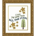 thumbnail image 1 of Allen, Kimberly 26x32 Gold Ornate Wood Framed with Double Matting Museum Art Print Titled - Woodland Playroom 1, 1 of 4