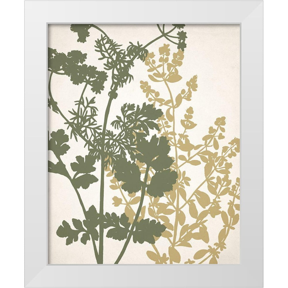 Allen Kimberly 26x32 White Modern Wood Framed Museum Art Print Titled Botanical Spread 1 2880